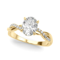 ENGAGEMENT RINGS OVAL CENTER