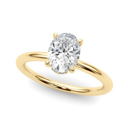 HIDDEN HALO OV ENGAGEMENT RING
