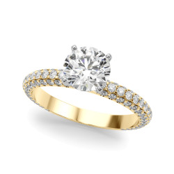 PAVE ENGAGEMENT RING