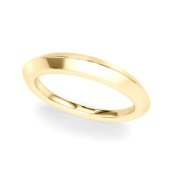 PLAIN KNIFE EDGE WEDDING BAND