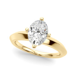 KNIFE EDGE SOLITAIRE ENG RING