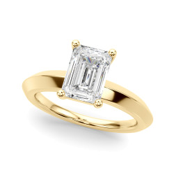 KNIFE EDGE SOLITAIRE ENG RING