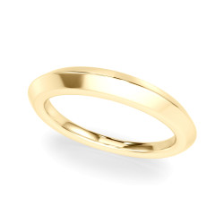 PLAIN KNIFE EDGE WEDDING BAND