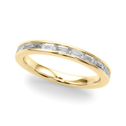 STRAIGHT BAGUETTE CHANNEL SET BAND