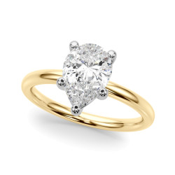 PEAR SHAPE SOLITAIRE