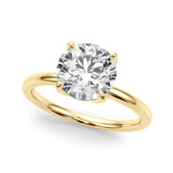HIDDEN HALO OV ENGAGEMENT RING