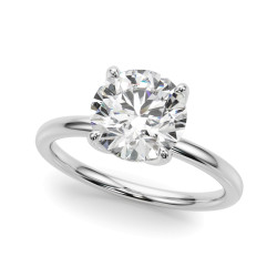 HIDDEN HALO OV ENGAGEMENT RING