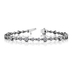 BRACELET WITH MILGRAIN