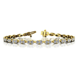 PRONG SET BRACELET
