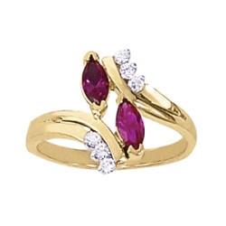 COLOR RINGS MARQUISE