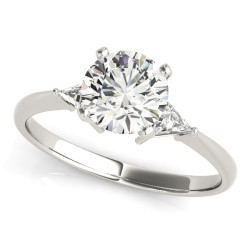 ENGAGEMENT RINGS 3 STONE TRILLION