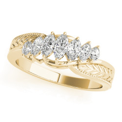 WEDDING BANDS FANCY SHAPE MARQUISE