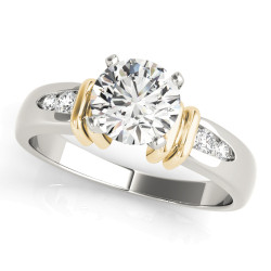ENGAGEMENT RINGS SINGLE ROW CHANNEL SET