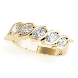 WEDDING BANDS FANCY SHAPE MARQUISE