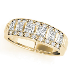 WEDDING BANDS FANCY SHAPE PRINCESS