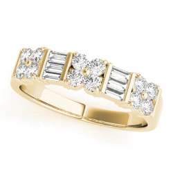 WEDDING BANDS FANCY SHAPE BAGUETTE