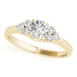ENGAGEMENT RINGS CLUSTER SIDES