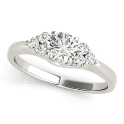 ENGAGEMENT RINGS CLUSTER SIDES