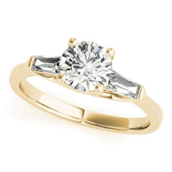 ENGAGEMENT RINGS FANCY SHAPE BAGUETTE REMOUNTS