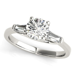 ENGAGEMENT RINGS FANCY SHAPE BAGUETTE REMOUNTS