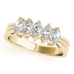 WEDDING BANDS FANCY SHAPE MARQUISE