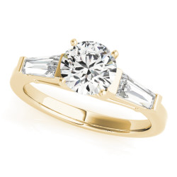 ENGAGEMENT RINGS 3 STONE BAGUETTE