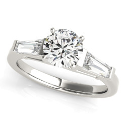 ENGAGEMENT RINGS 3 STONE BAGUETTE