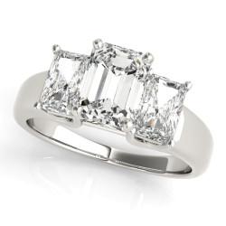 ENGAGEMENT RINGS 3 STONE OVAL