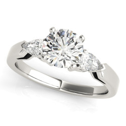 ENGAGEMENT RINGS 3 STONE PEAR
