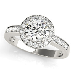 ENGAGEMENT RINGS HALO ROUND
