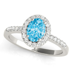 ENGAGEMENT RINGS HALO OVAL