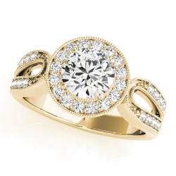 ENGAGEMENT RINGS HALO ROUND