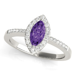 ENGAGEMENT RINGS HALO MARQUISE