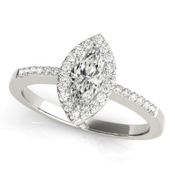 ENGAGEMENT RINGS HALO MARQUISE