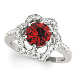 ENGAGEMENT RINGS HALO ROUND