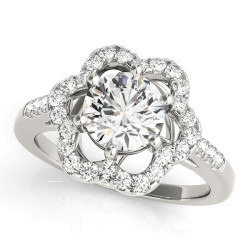ENGAGEMENT RINGS HALO ROUND