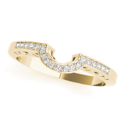 WEDDING BANDS CURVED BANDS