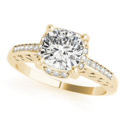 ENGAGEMENT RINGS SINGLE ROW PRONG SET