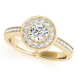 ENGAGEMENT RINGS HALO ROUND