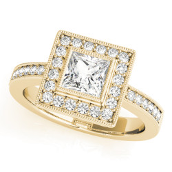 ENGAGEMENT RINGS HALO SQUARE & CUSHION