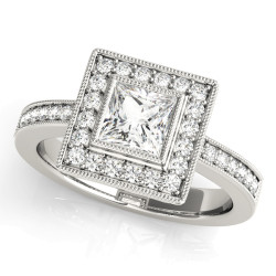 ENGAGEMENT RINGS HALO SQUARE & CUSHION