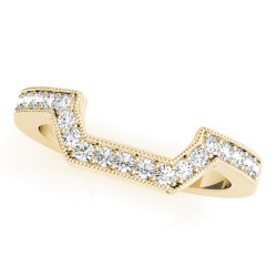 WEDDING BANDS CURVED BANDS