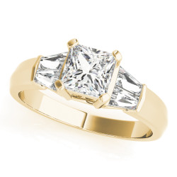 ENGAGEMENT RINGS FANCY SHAPE BAGUETTE REMOUNTS
