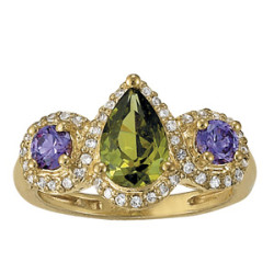 COLOR RINGS PEAR