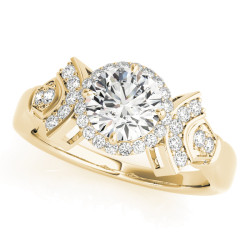 ENGAGEMENT RINGS HALO ROUND