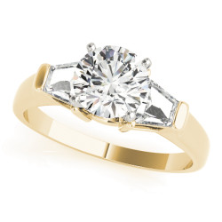 ENGAGEMENT RINGS 3 STONE TRAPS & HALFMOONS