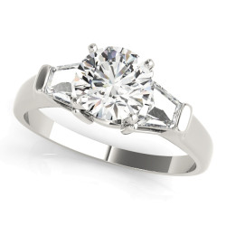 ENGAGEMENT RINGS 3 STONE TRAPS & HALFMOONS