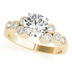 ENGAGEMENT RINGS CLUSTER SIDES