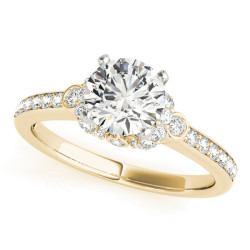 ENGAGEMENT RINGS CLUSTER SIDES