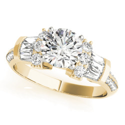 ENGAGEMENT RINGS FANCY SHAPE BAGUETTE REMOUNTS